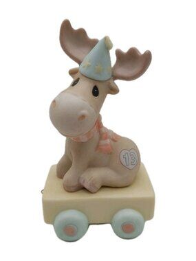 Precious Moments You Mean the Moose to Me Age 13 Year Figurine 2000 Cake Topper